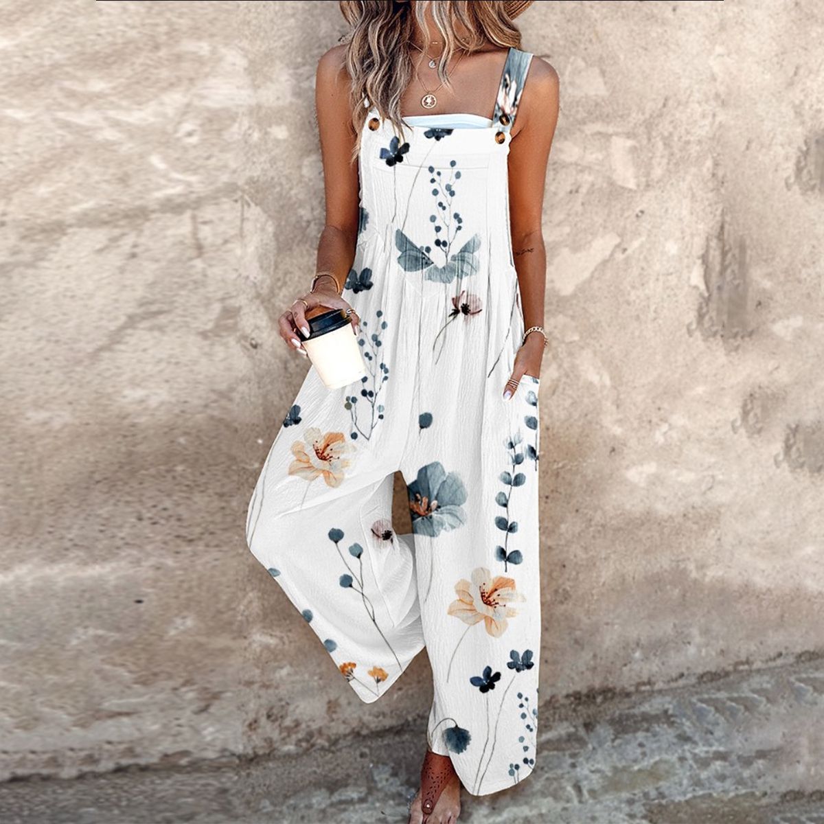Florentina™ | Printed Dungarees