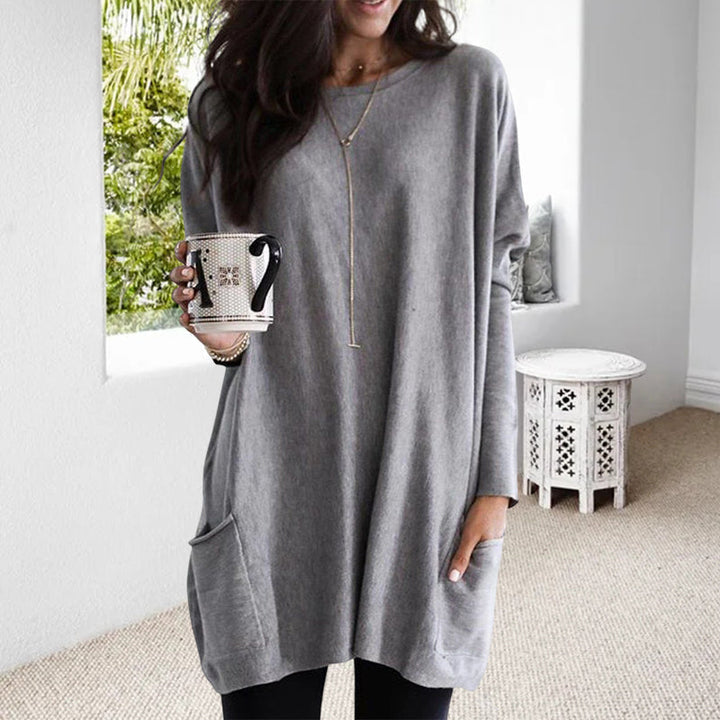Dacey™ | Long Tunic Dress with Pockets