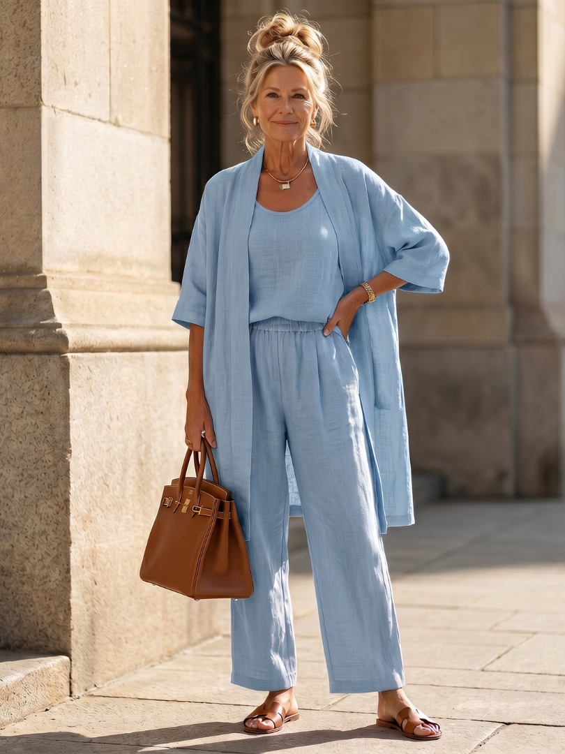 Montrose™ | Three Piece Relaxed Top Pant Set