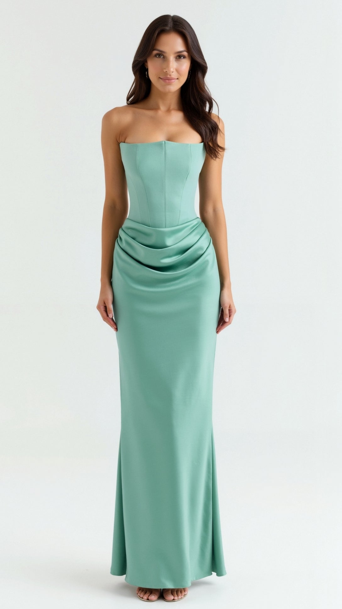 Women’s Wedding Guest Column Maxi Dress