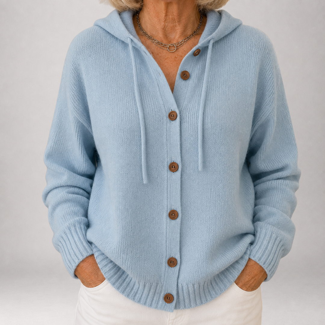 Sorrel™ | Hooded Drawstring Knit Cardigan