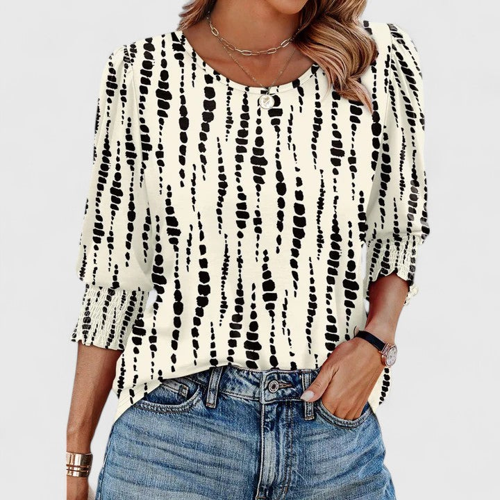 Elegant Smocked Top