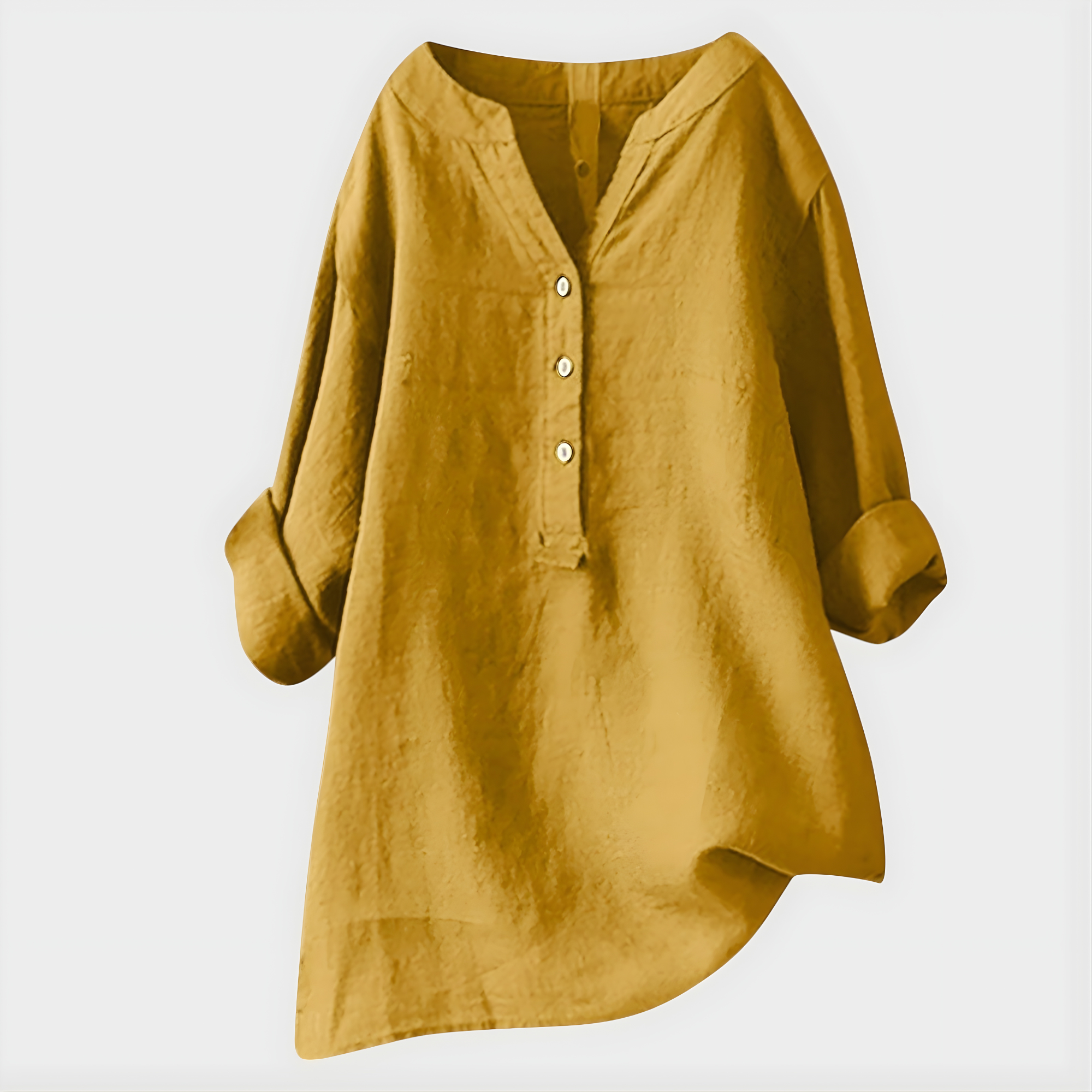 Orindelle™ | Elegant V-Neck Blouse