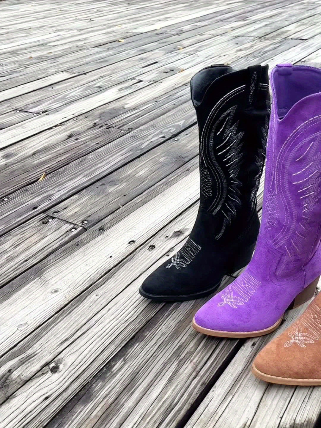 Midnight Suede Boots