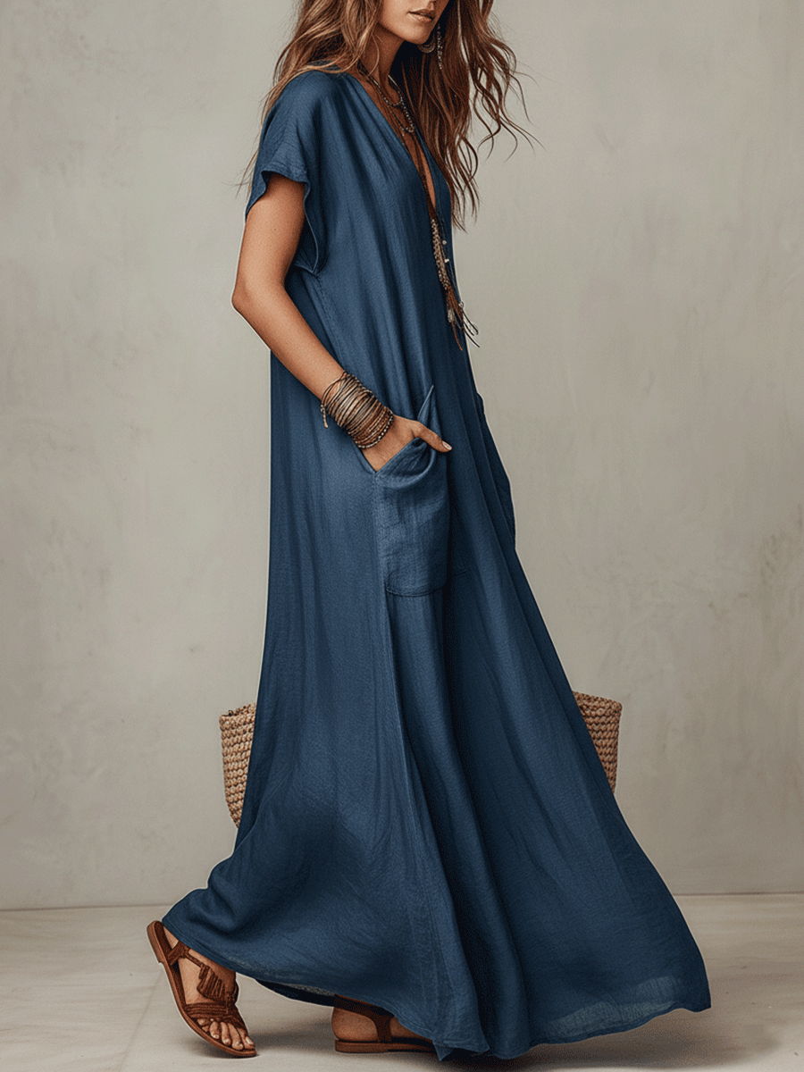Annika™ | Relaxed Flow Maxi Dress