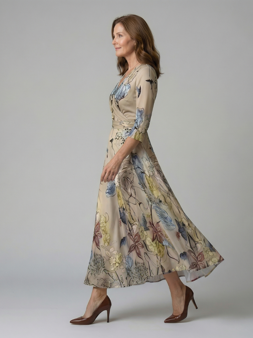 Natalia™ | Elegant Midi Dress