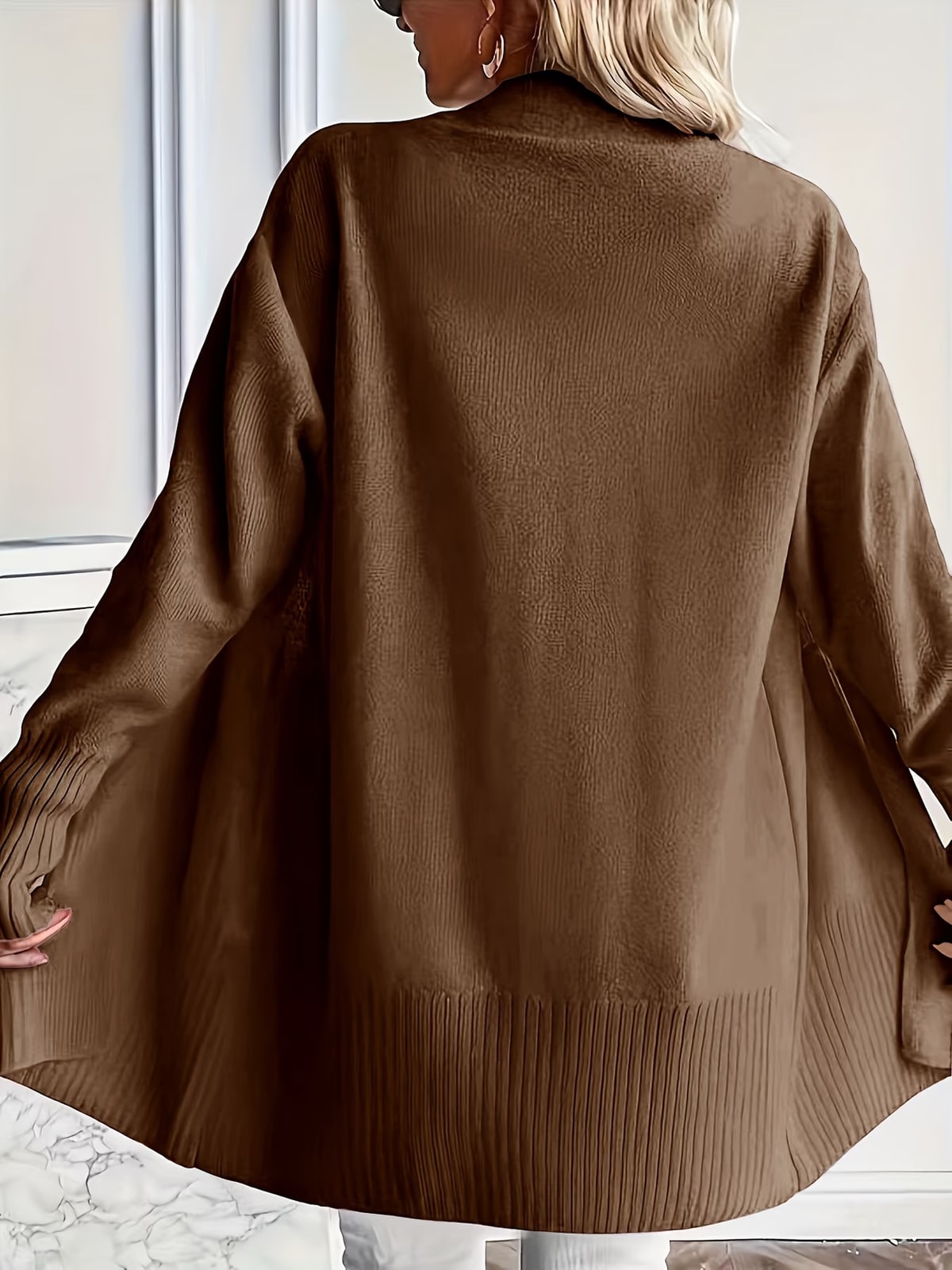 Una | Batwing Open Cardigan