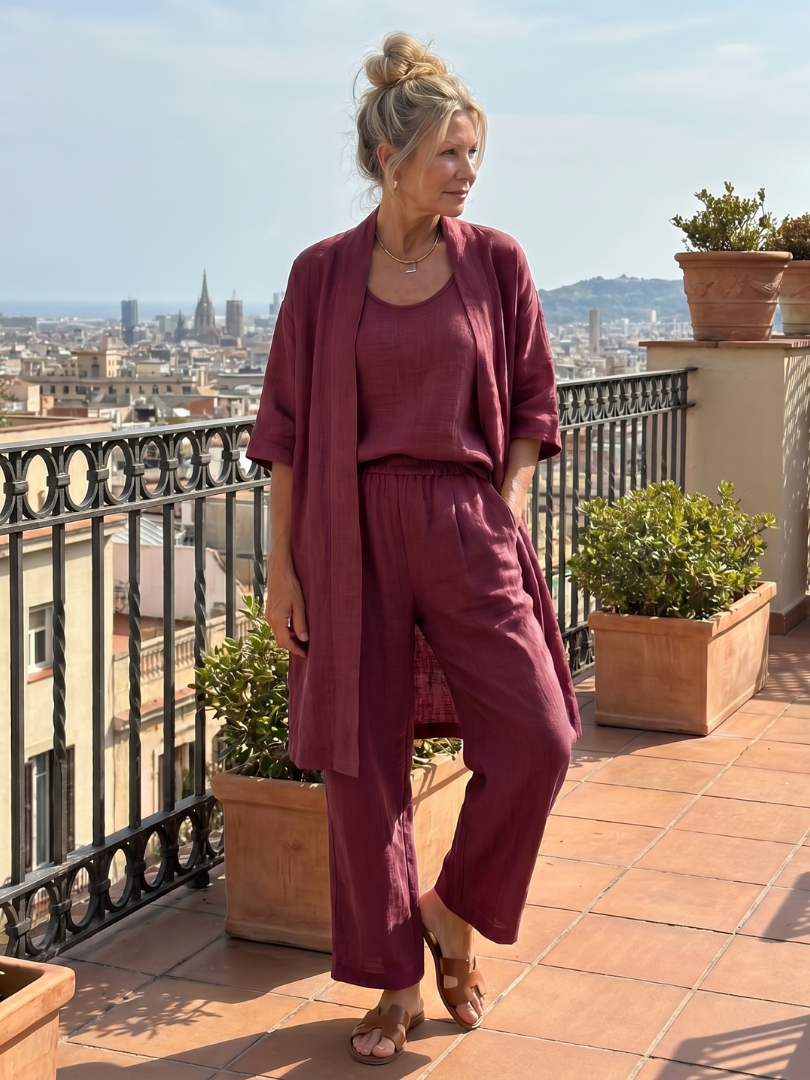 Montrose™ | Three Piece Relaxed Top Pant Set
