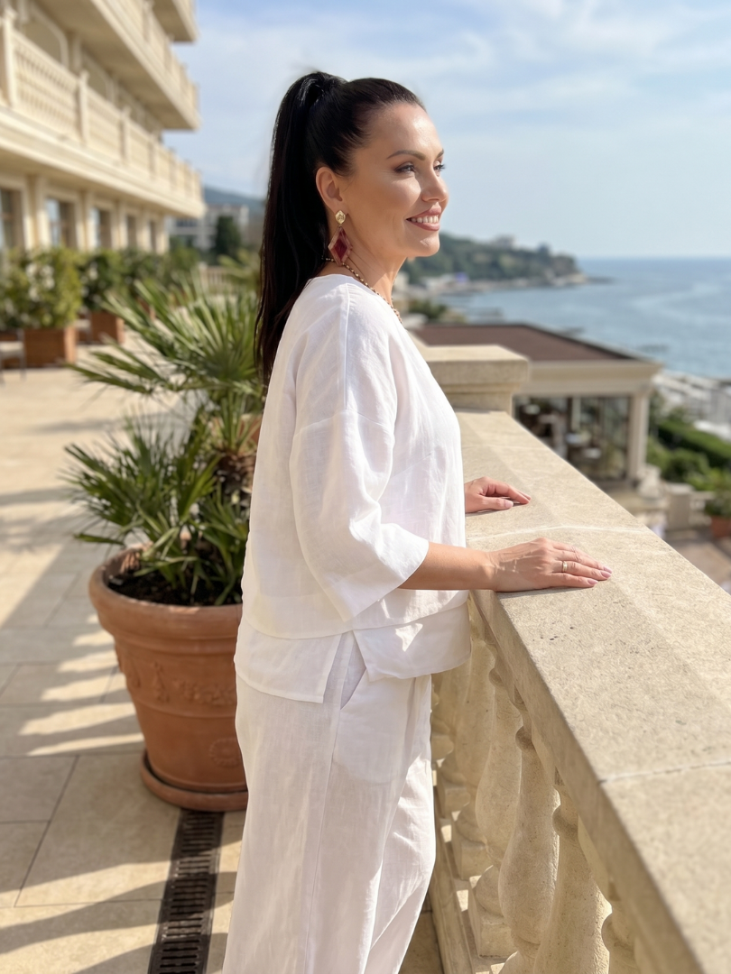 Greta™ | Layered Top Wide Leg Set
