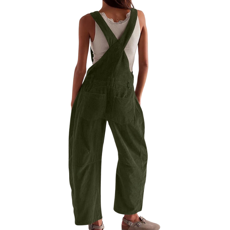 Faye™ | Barrel Wide Leg Overall Jumpsuit