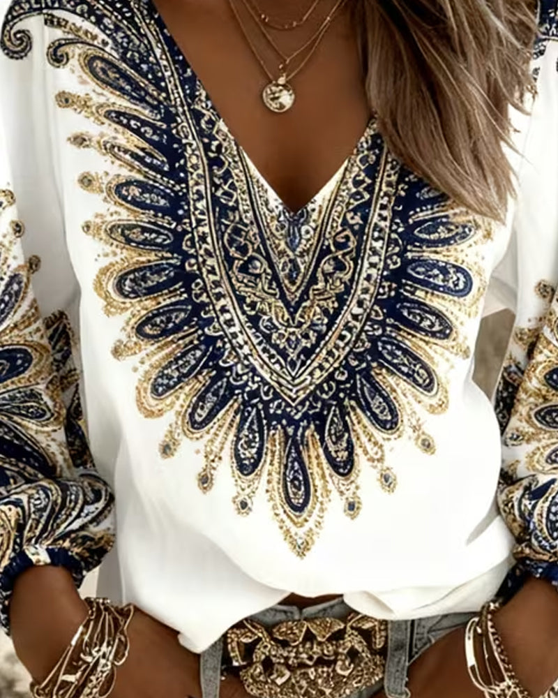 Tessara™ | Paisley Print Blouse
