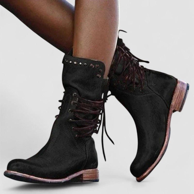 Lorelei™ | Vintage Lace-Up Ankle Boots