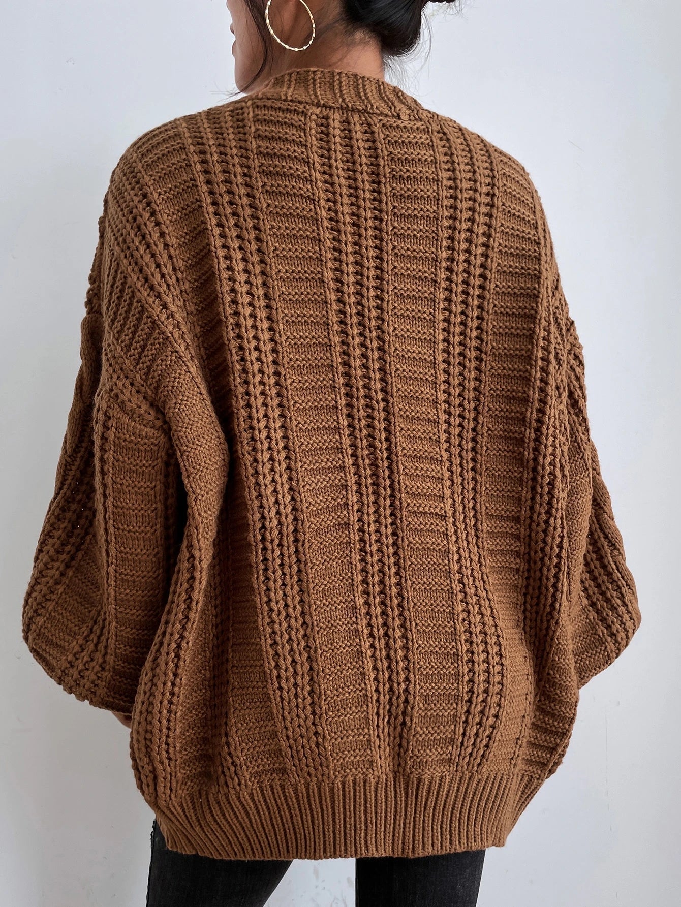 Barnsley™ | Chunky Cable Knit Cardigan | Oversized
