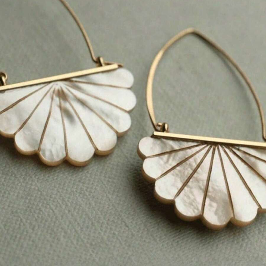 Fanchette™ | Vintage Boho Style Artistic Bridal Earrings