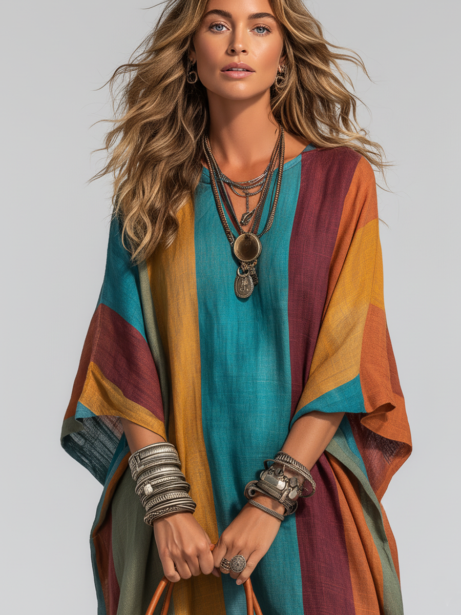 Jovara™ | Contrast Maxi Dress