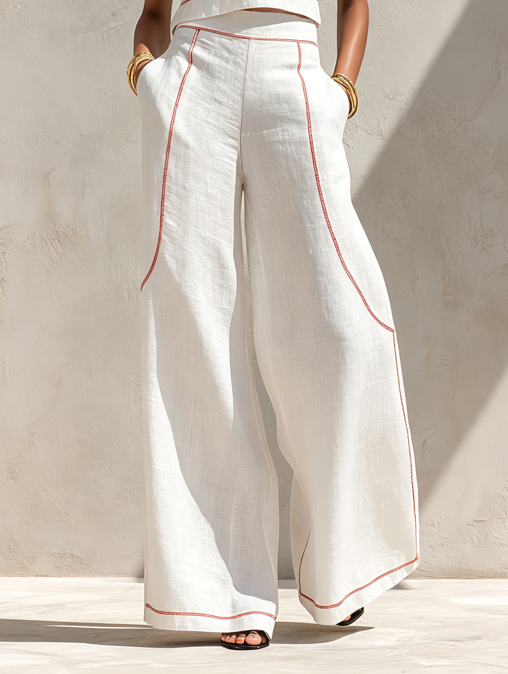 Anselma™ | Contrast Stitch Matching Set
