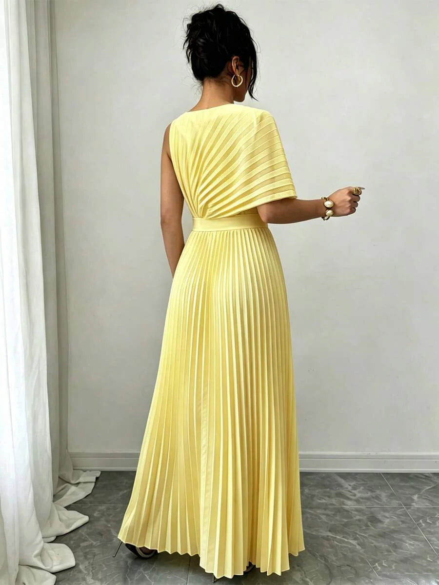 Celeste™ | Pleated Midi Dress