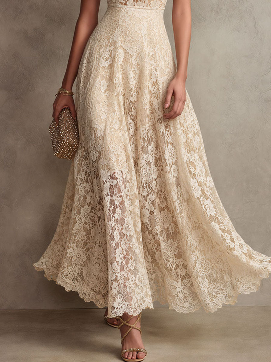 Valentina™ | Halter Evening Maxi Dress