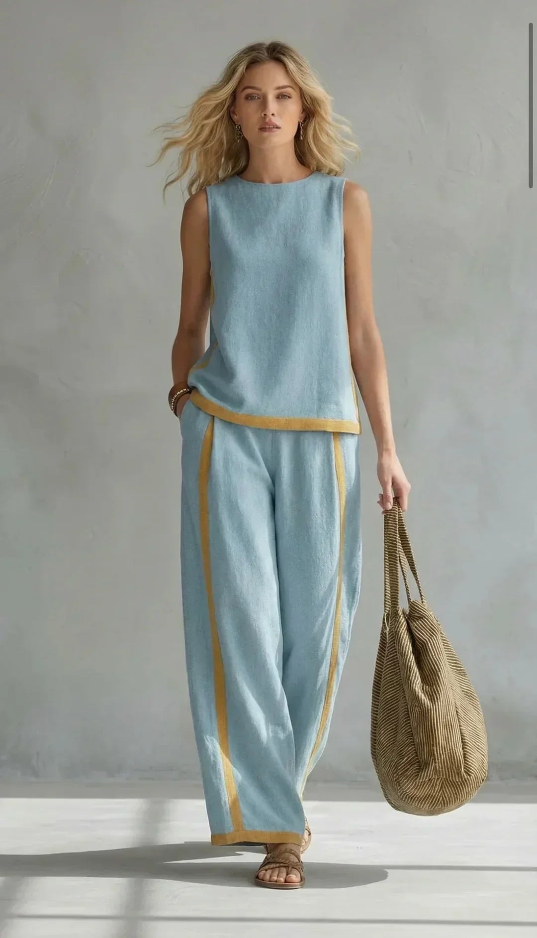 Ursula™ | Two-Tone Vest & Trouser Set