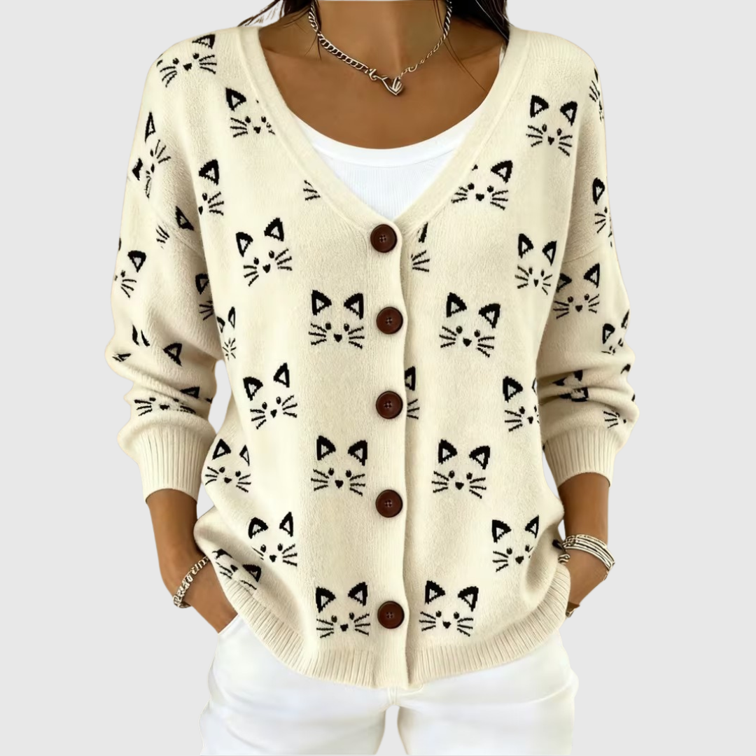 Blythecat™ | Button-Front Cardigan Sweater