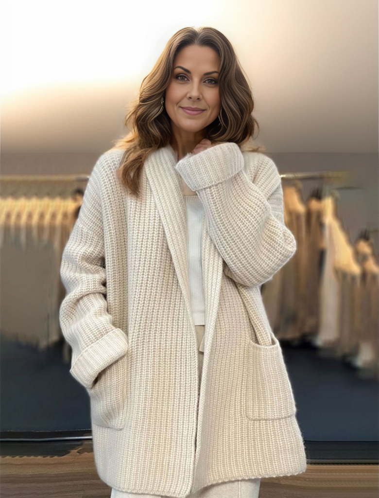 Karvelle™ | Open-Front Oversized Cardigan