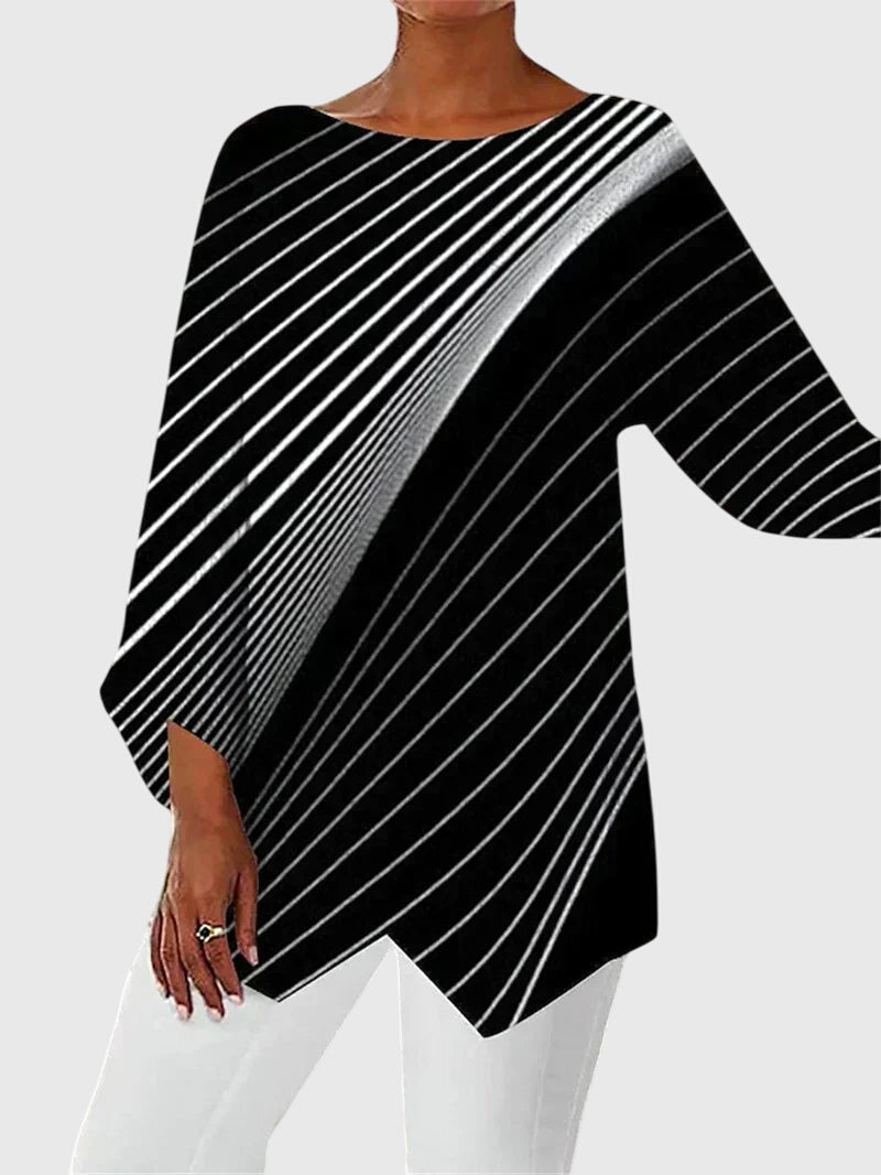 Elegant Crew Neck Top