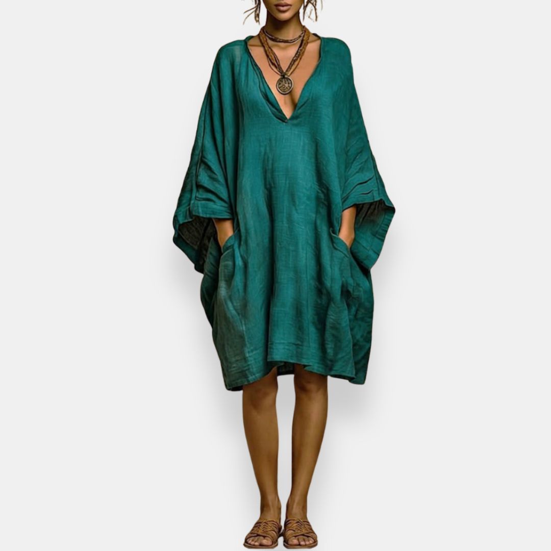 Kestrel™ | Oversized V-Neck Dress