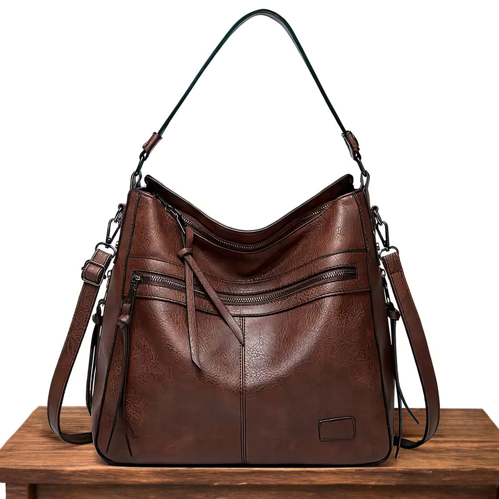 Katarina™ | Wide Vintage Hobo Bag