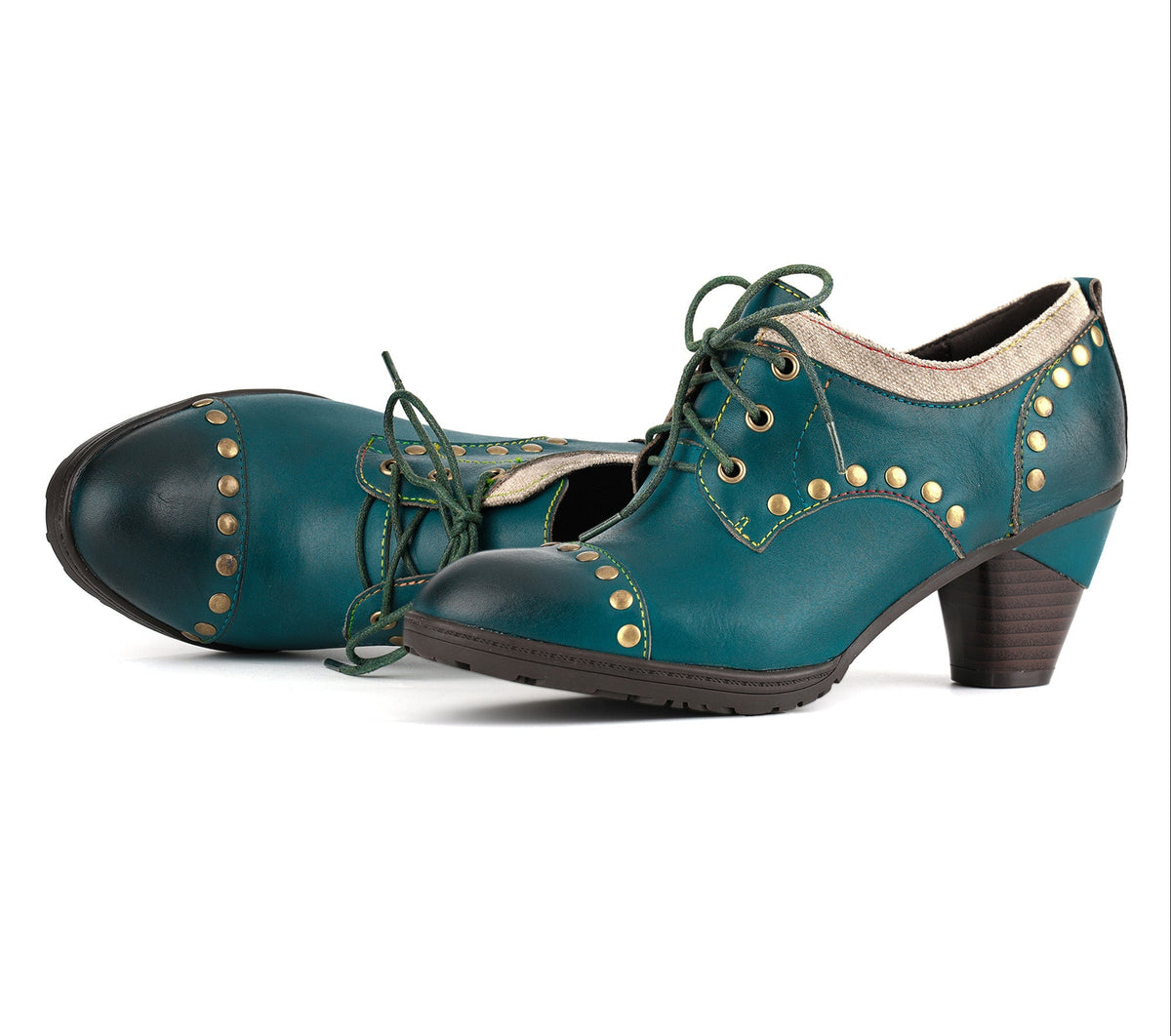 Olexa™ | Studded Oxford Heels