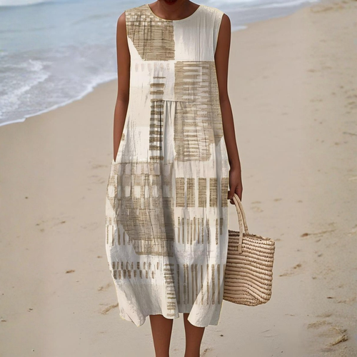 Helena™ | Artistic Print Summer Dress