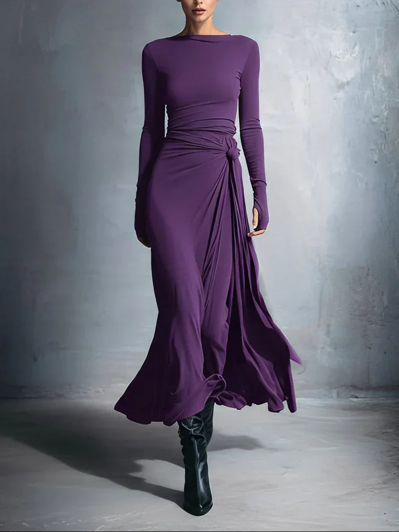 Tovaine™ | Maxi dress with side knot