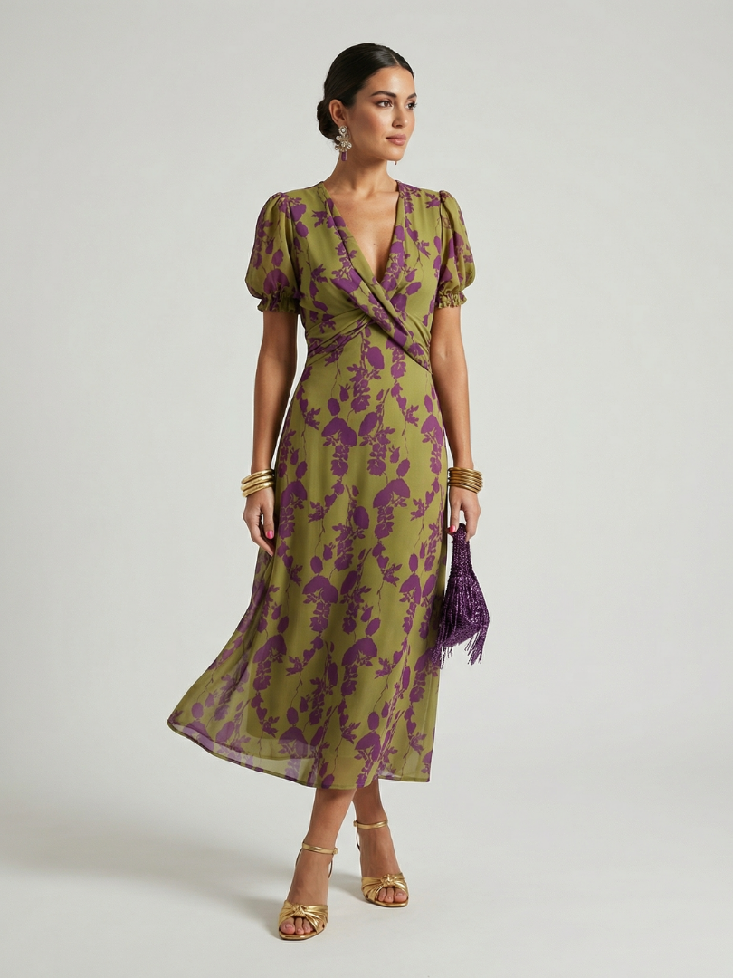 Mirella™ | Relaxed Tummy-Covering Midi Dress