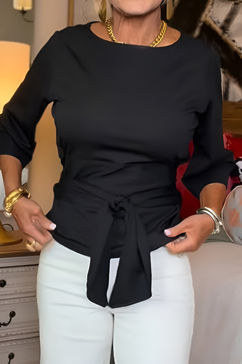 Daria | Women's Stylish Bow Waist Top