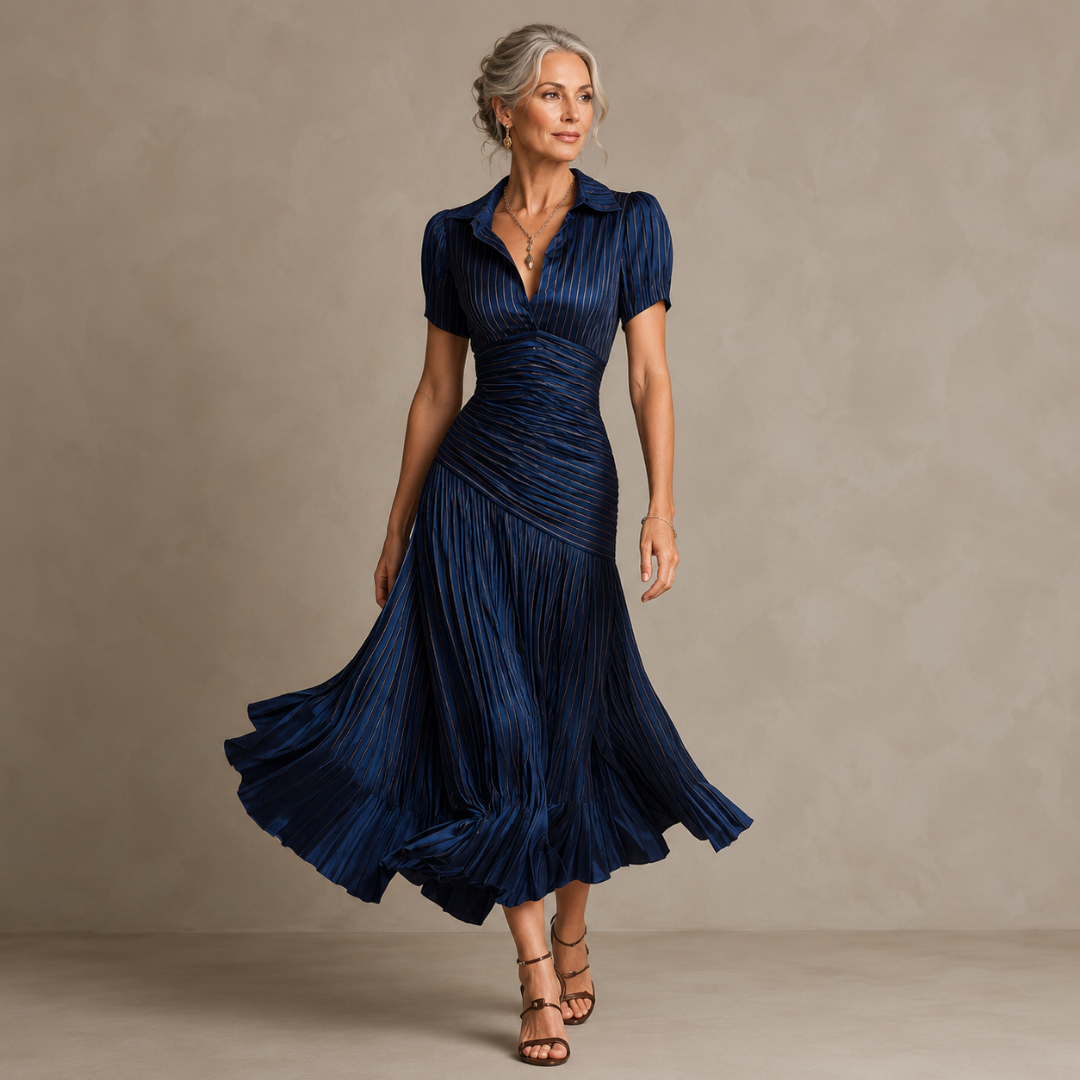 Heidi™ Retro Midi Dress