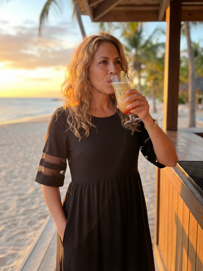 Evonelle™ | Evening Ease Midi Dress
