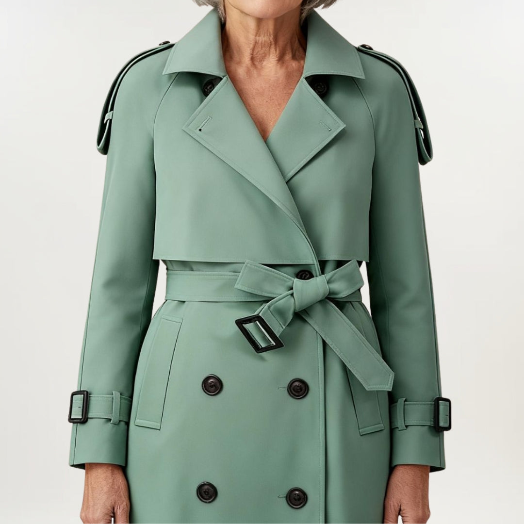 Women's Extended Length Trench Coat