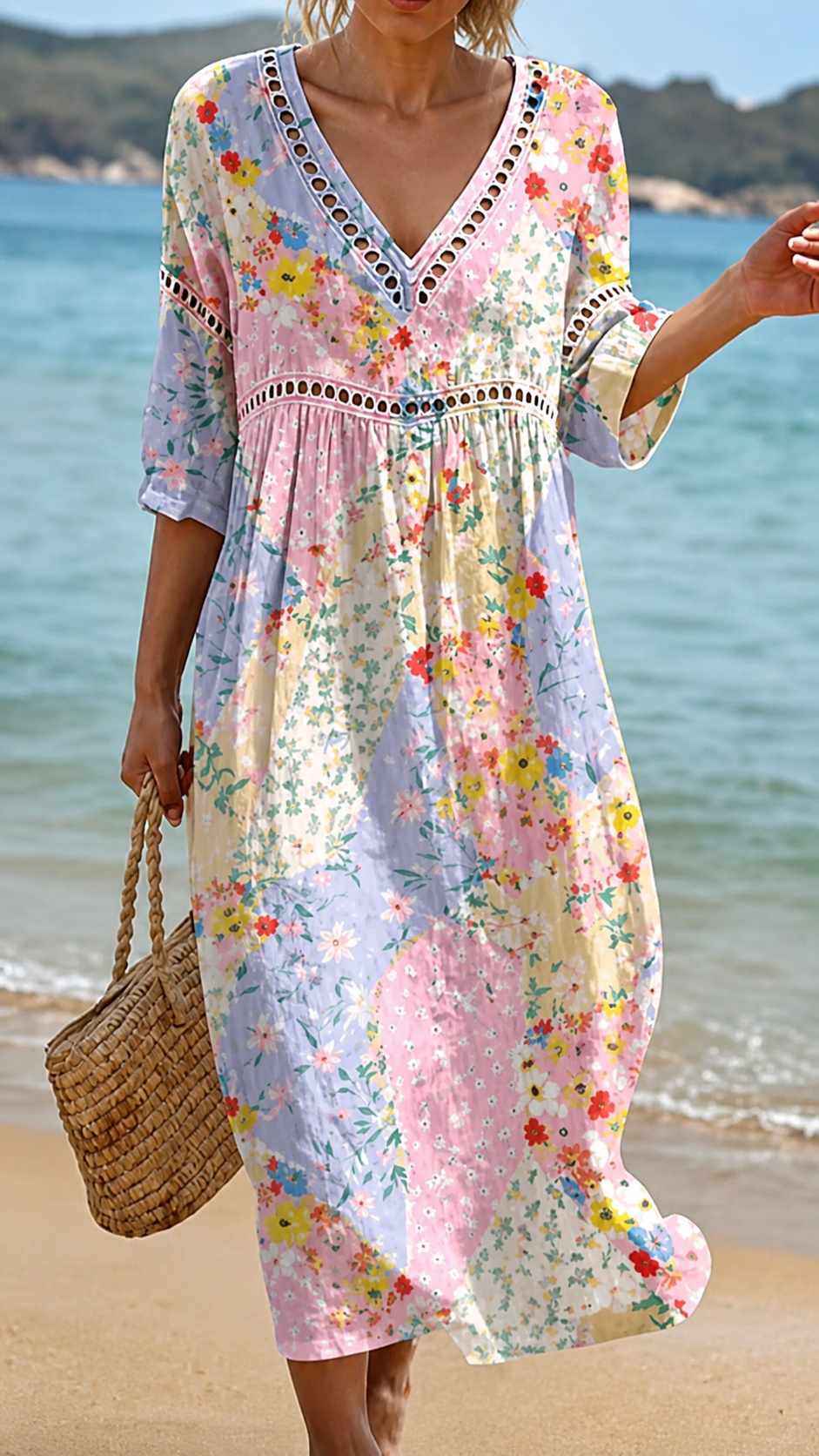 Tivian™ | Floral Beach Dress