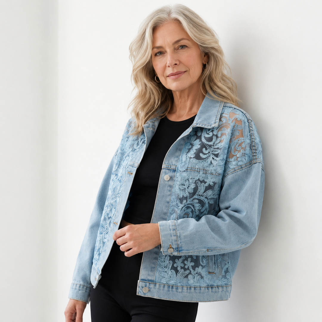 Primrose™ | Floral Lace Patchwork Jacket