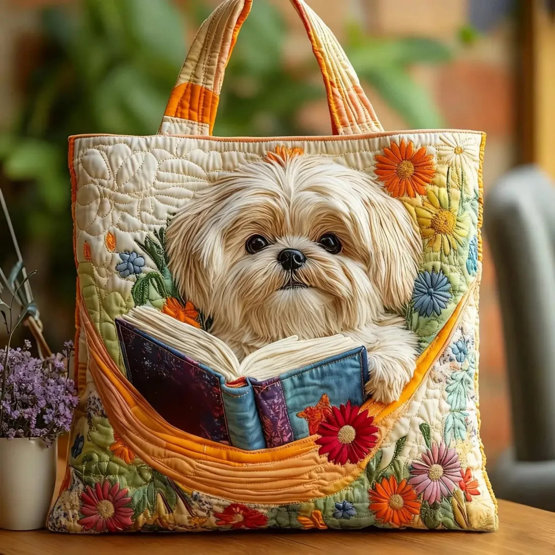 Mosslyn™ | Handmade Quilted Daily Tote Bag