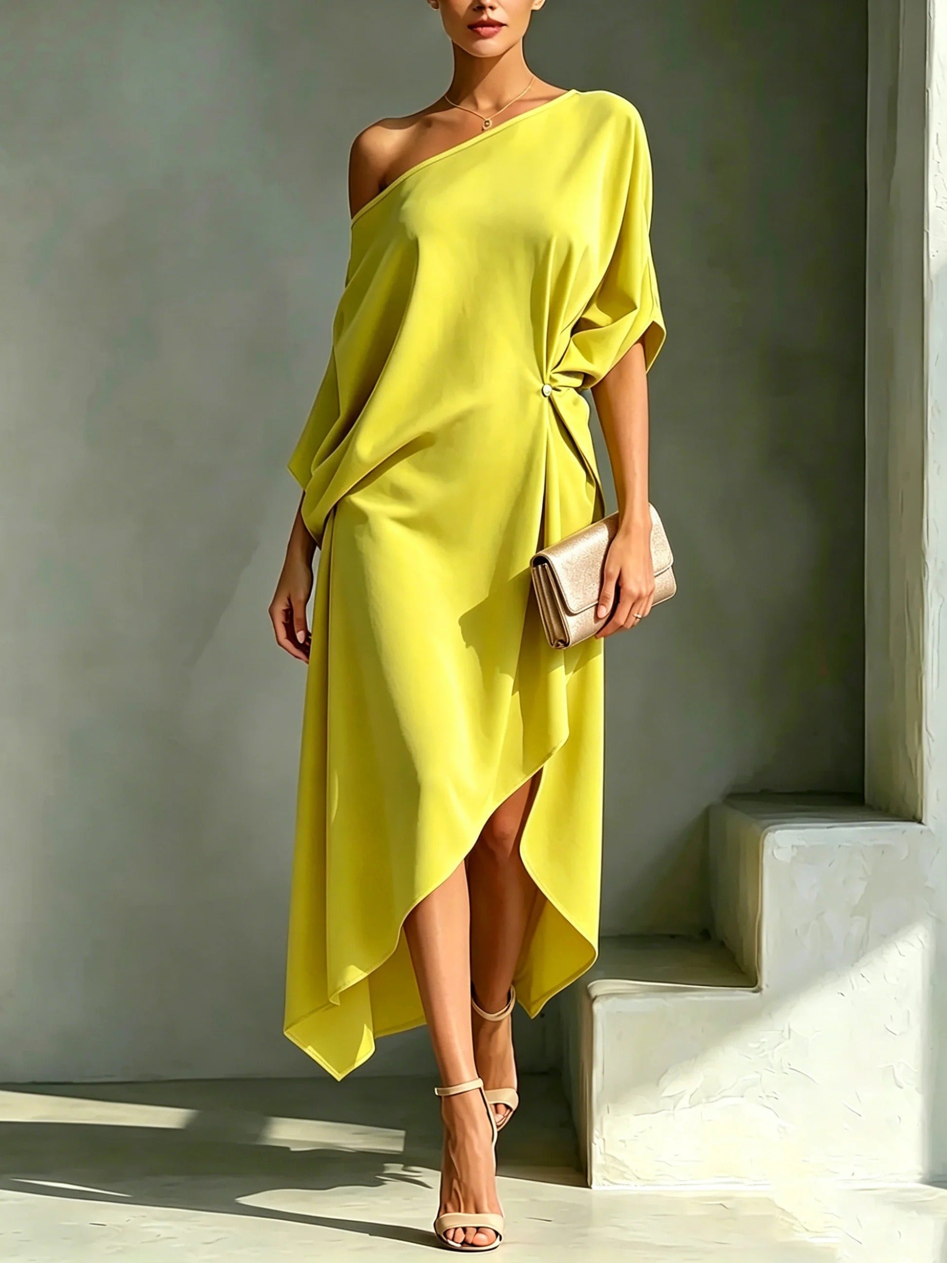 Helena™ | Elegant Asymmetrical Dress