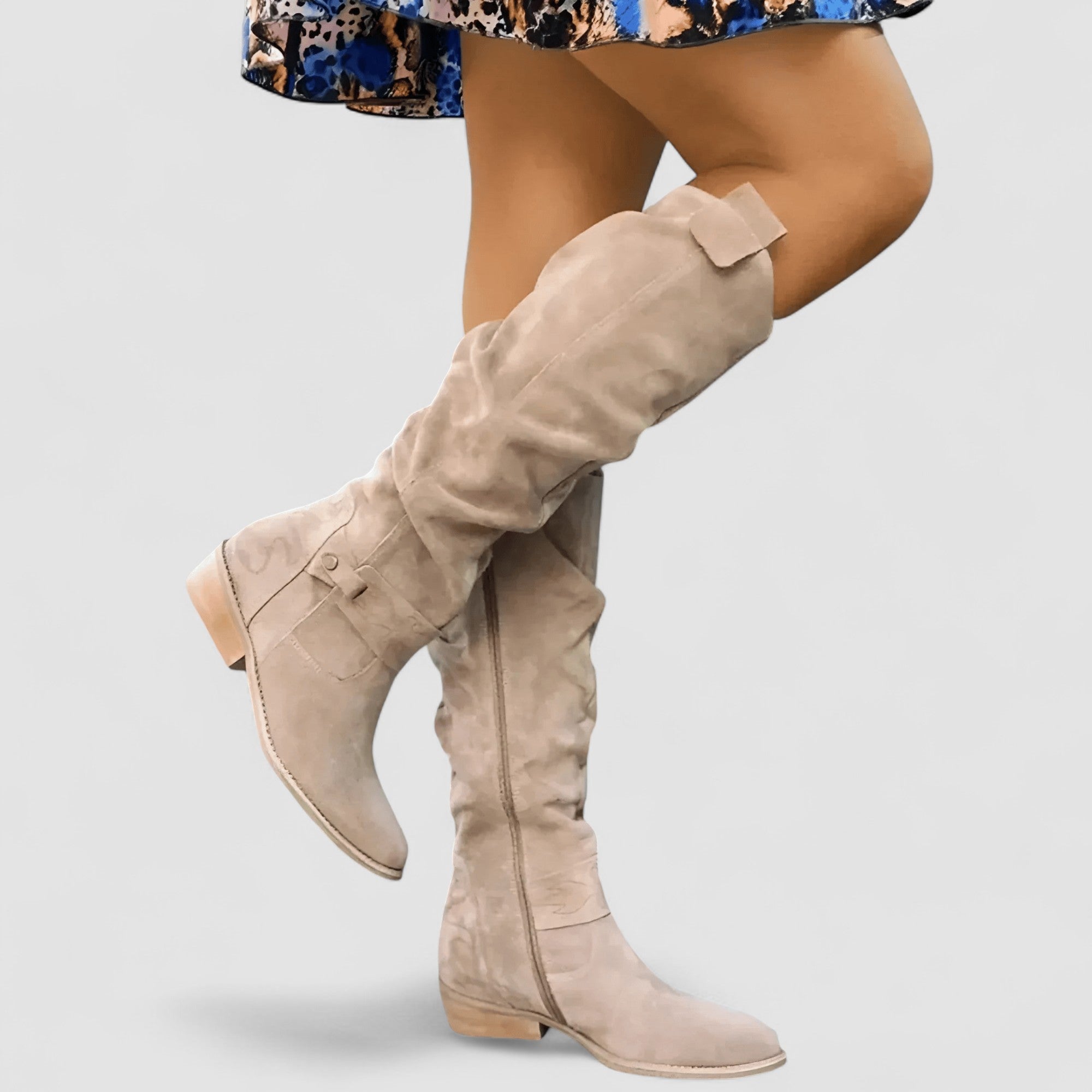 Davayne™ | Slouch Knee-High Riding Boots