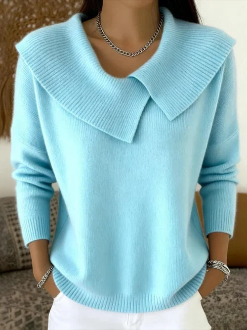 Juliette™ | Cozy Soft-Collar Sweater