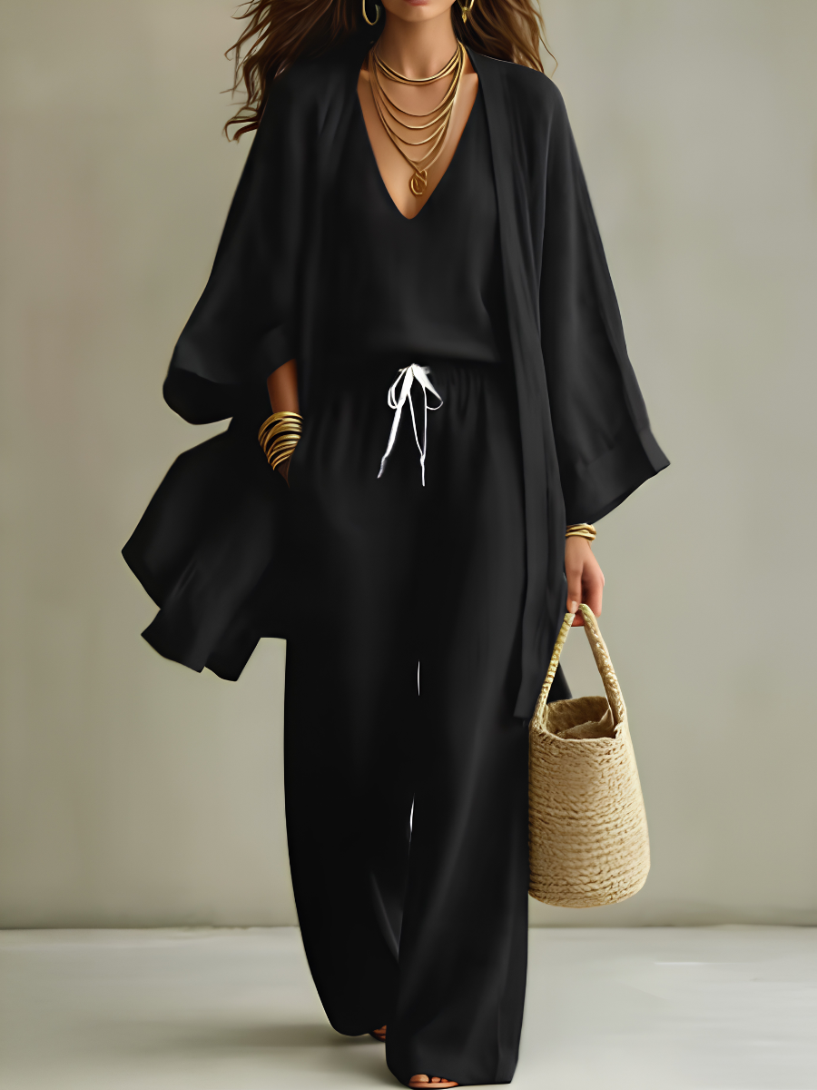 Dahlia™ | 3-Piece Open-Front Set