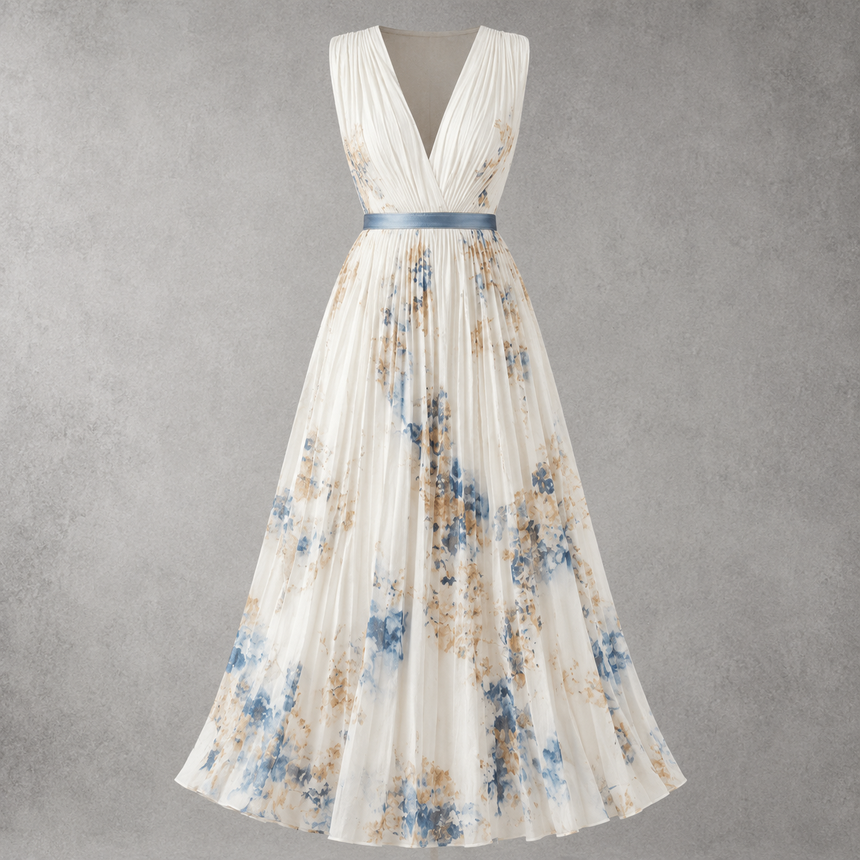 Celestine™ | Elegant Pleated Maxi Dress