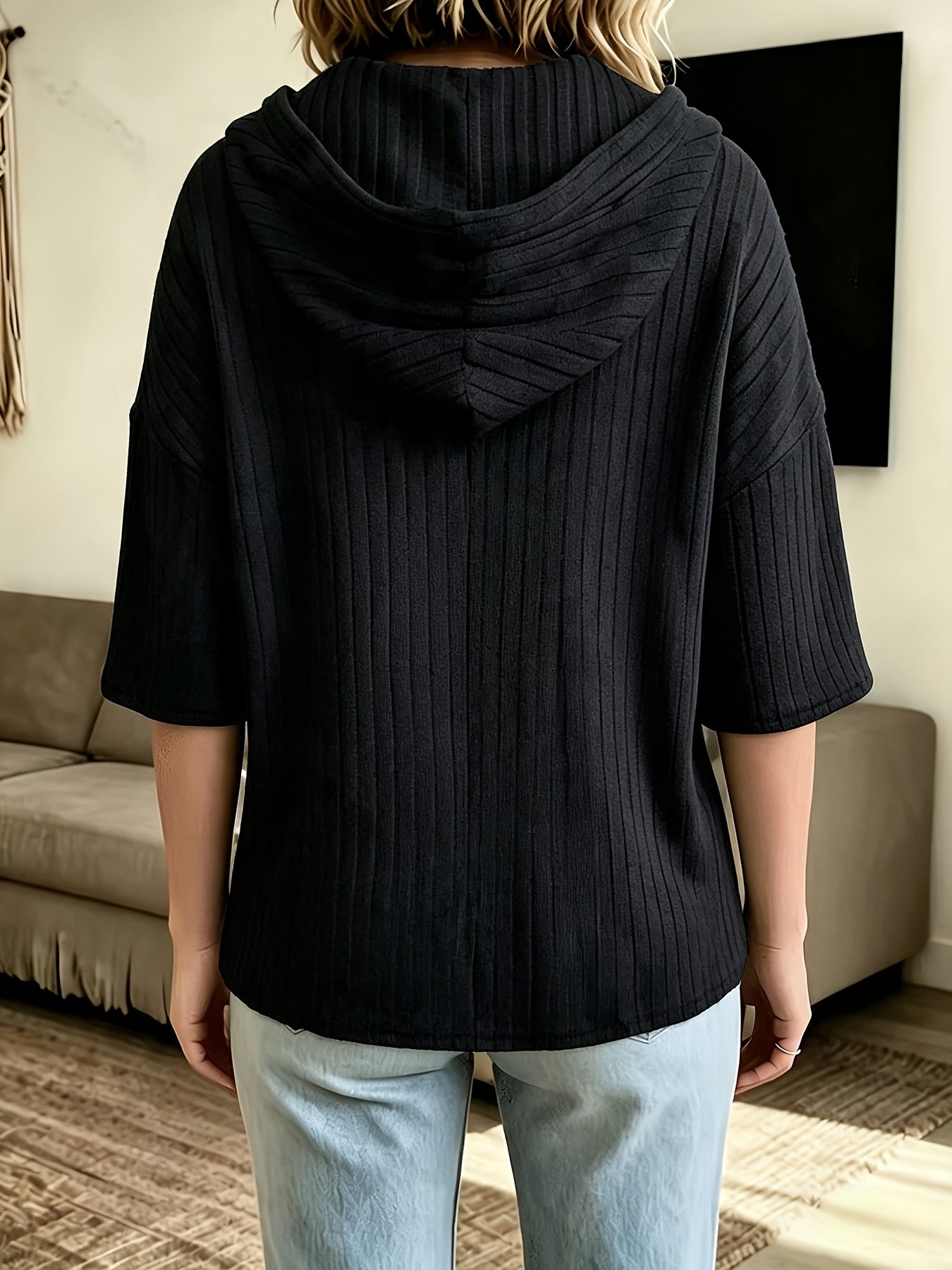 Moxie™ | Ribbed Hoodie with Zipper