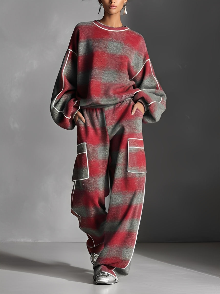 Dexara™ | Plaid Street Pant Set