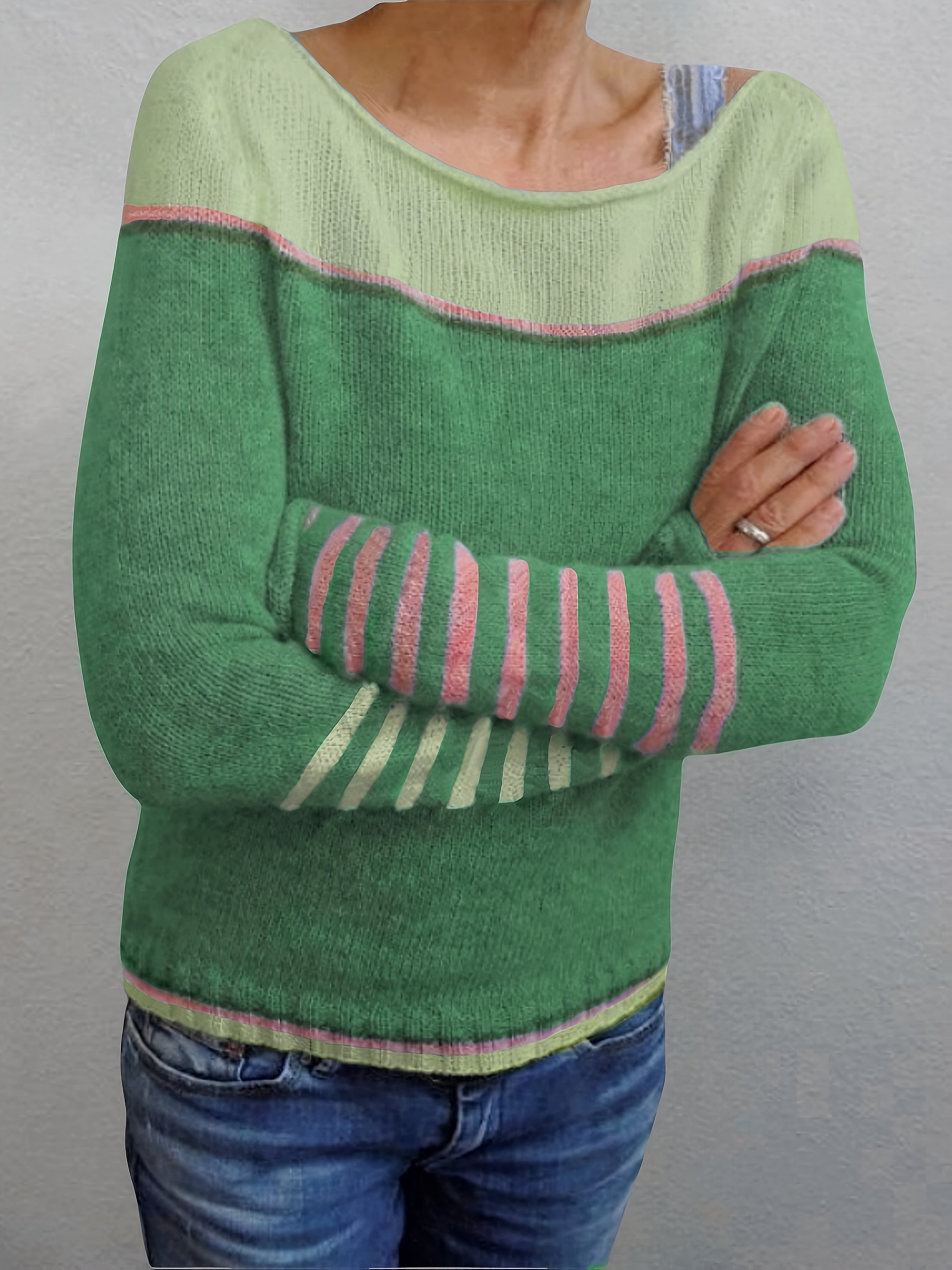Norelle™ | Striped Pullover Sweater