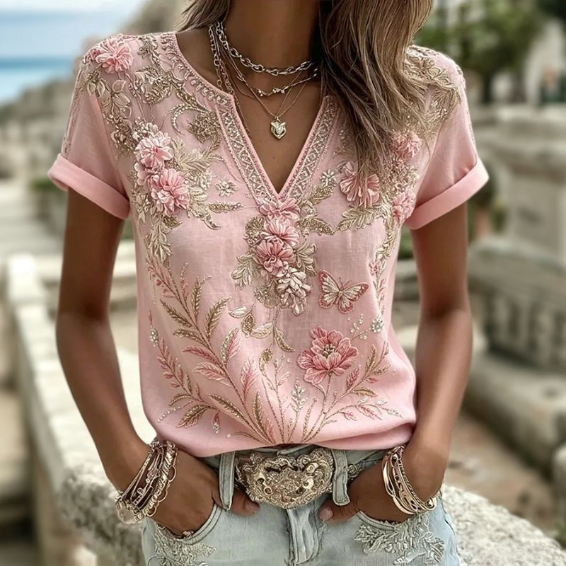 Petronella™ | Floral Blouse