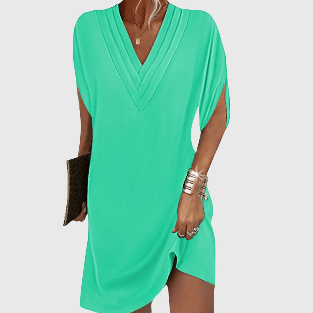 Elegant Tummy-Hiding Dress