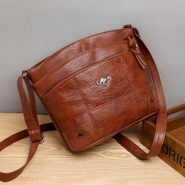 Katarina™ | Kangaroo Emblem Crossbody Bag